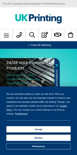 Mobile page screenshot