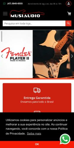 Mobile page screenshot