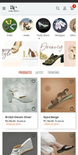 Mobile page screenshot