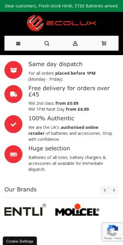 Mobile page screenshot