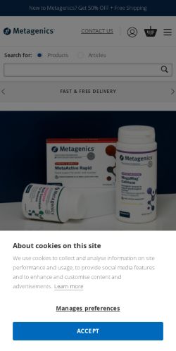 Mobile page screenshot