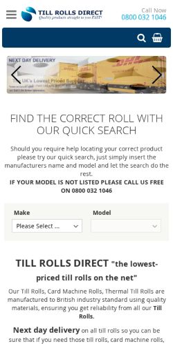 Mobile page screenshot