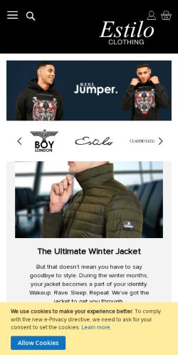Mobile page screenshot