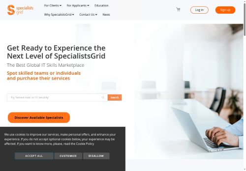 Desktop page screenshot