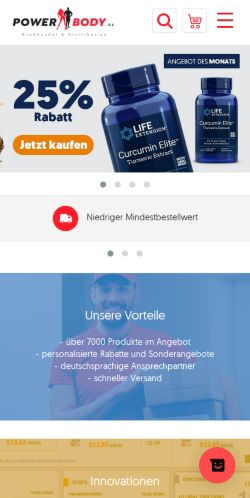 Mobile page screenshot