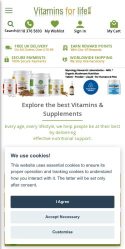 Mobile page screenshot