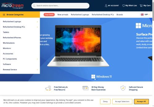 Desktop page screenshot