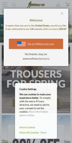 Mobile page screenshot