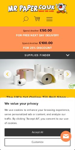 Mobile page screenshot
