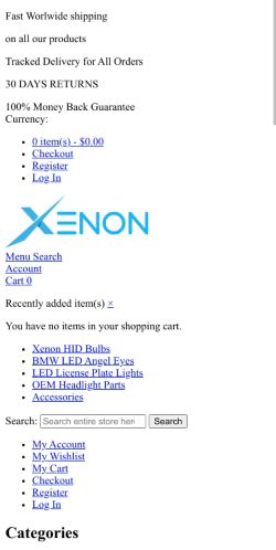 Mobile page screenshot