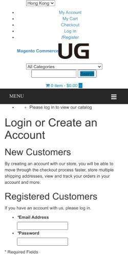Mobile page screenshot