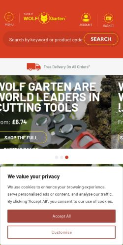 Mobile page screenshot