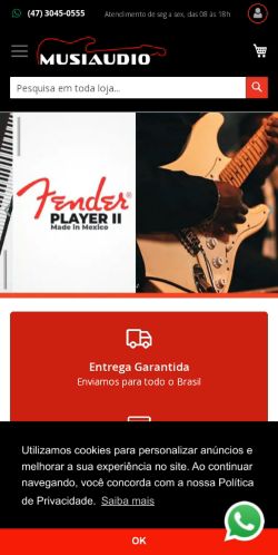 Mobile page screenshot