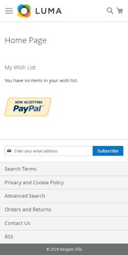 Mobile page screenshot