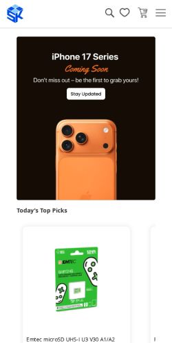Mobile page screenshot