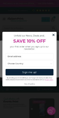 Mobile page screenshot