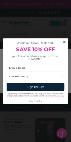 Mobile page screenshot