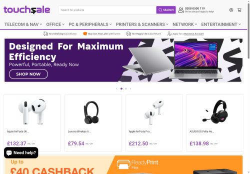 Desktop page screenshot