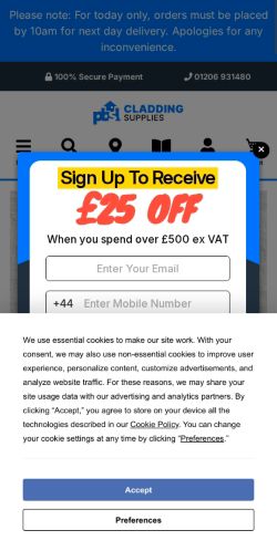 Mobile page screenshot