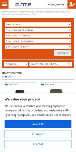 Mobile page screenshot