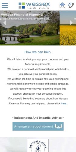 Mobile page screenshot