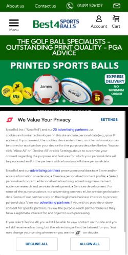 Mobile page screenshot