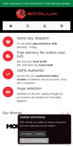 Mobile page screenshot