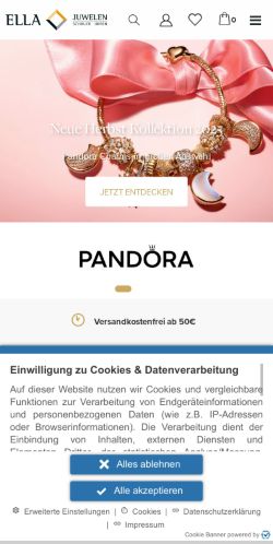 Mobile page screenshot