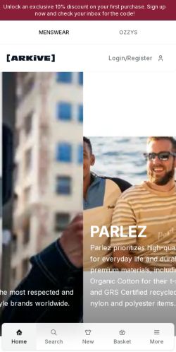 Mobile page screenshot