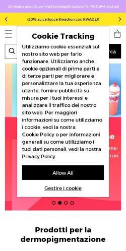 Mobile page screenshot