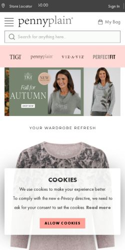 Mobile page screenshot