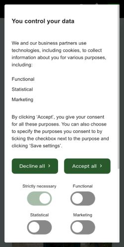 Mobile page screenshot