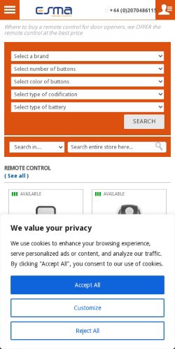Mobile page screenshot