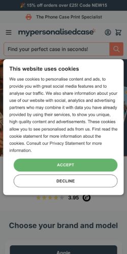 Mobile page screenshot