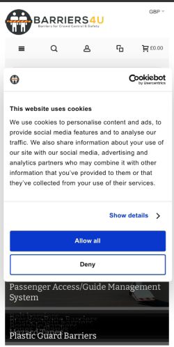 Mobile page screenshot