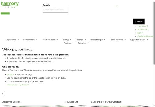 Desktop page screenshot