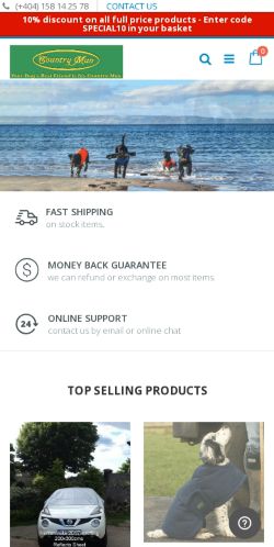 Mobile page screenshot