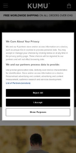 Mobile page screenshot