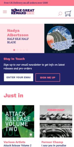 Mobile page screenshot
