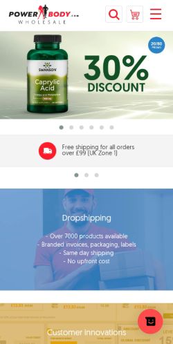 Mobile page screenshot