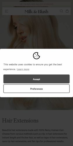 Mobile page screenshot