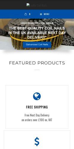 Mobile page screenshot