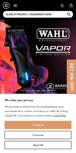 Mobile page screenshot