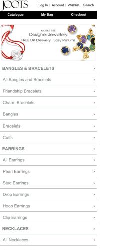 Mobile page screenshot