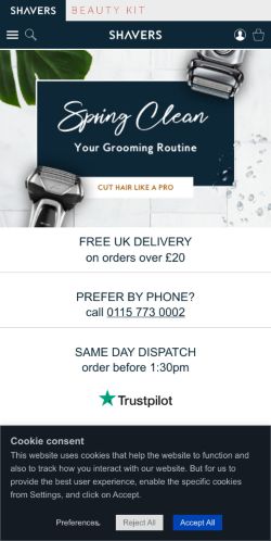 Mobile page screenshot