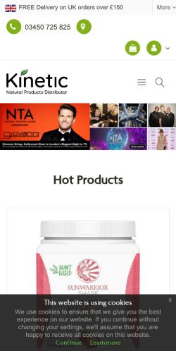 Mobile page screenshot