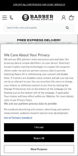 Mobile page screenshot