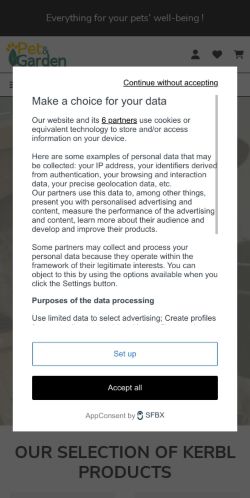 Mobile page screenshot