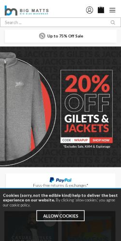 Mobile page screenshot