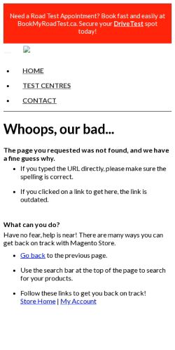 Mobile page screenshot